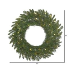 Vickerman Pre-Lit Artificial Christmas Wreath (383391) -Roman Ornaments Shop 3833912md