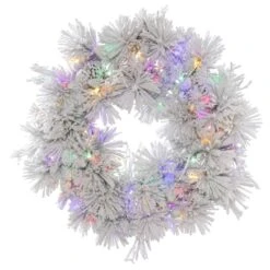 Vickerman Pre-Lit Artificial Christmas Wreath With Pine Cones (384015)