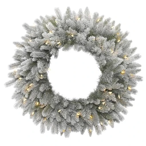 Vickerman Pre-Lit Artificial Christmas Wreath (384220) -Roman Ornaments Shop 384220lg 2
