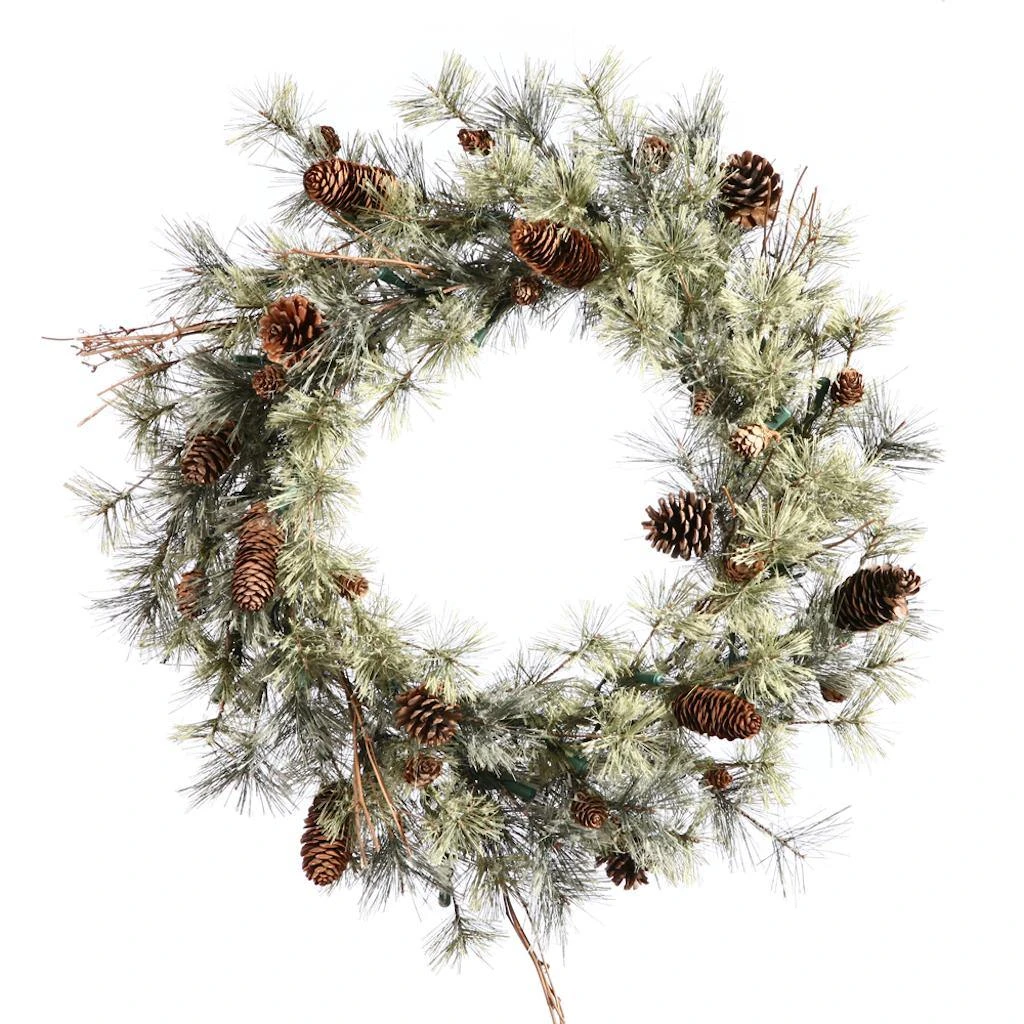Vickerman Artificial Unlit Christmas Wreath (425749) 1 Vickerman Artificial Unlit Christmas Wreath (425749)