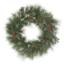 Vickerman Artificial Unlit Christmas Wreath (500163)