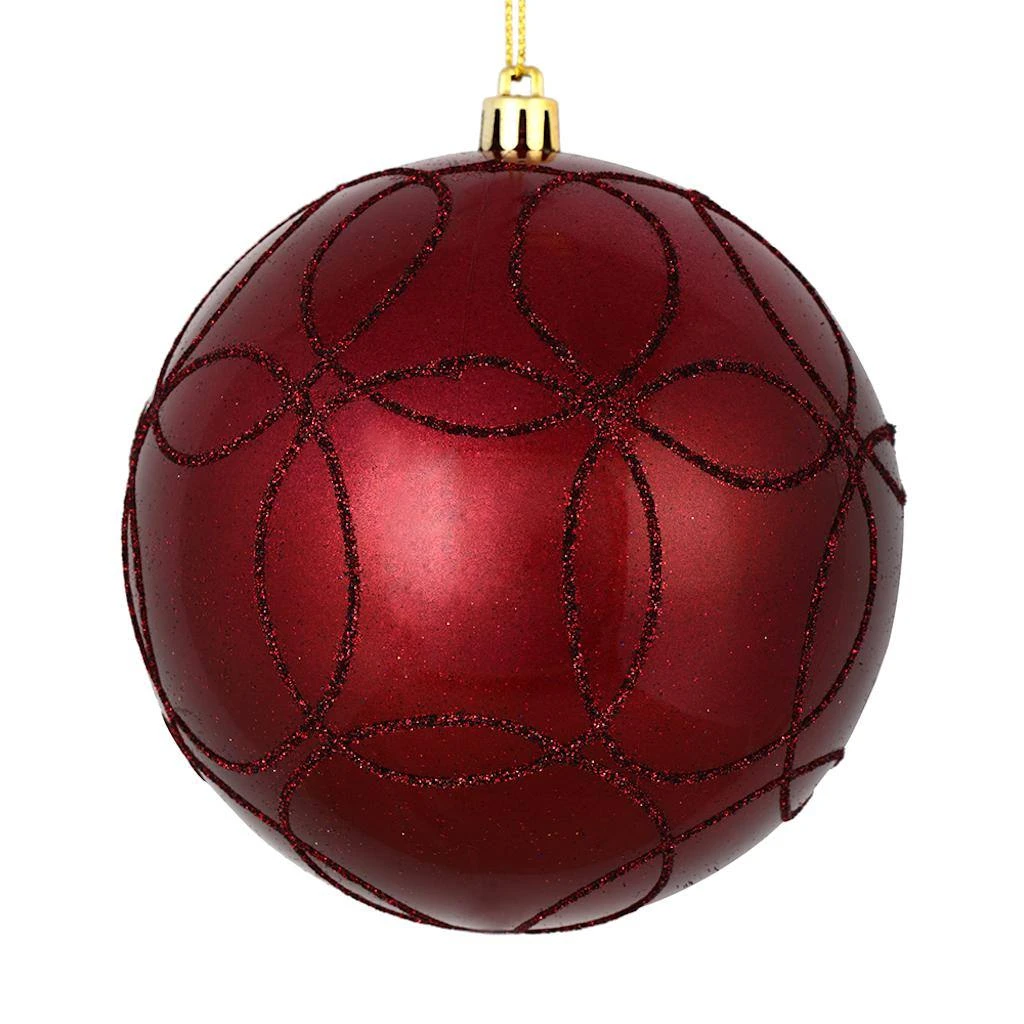 Vickerman Christmas Tree Ornament (4 Pack) (537053) 1 Vickerman Christmas Tree Ornament (4 Pack) (537053)