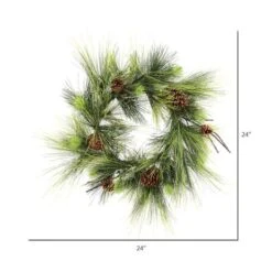 Vickerman Artificial Unlit Christmas Wreath (553701) -Roman Ornaments Shop 5537012md