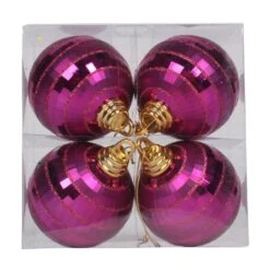 Vickerman Christmas Tree Ornament (4 Pack) (576311)
