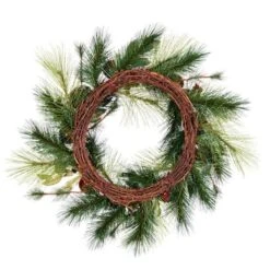 Vickerman Artificial Unlit Christmas Wreath (675731) -Roman Ornaments Shop 675731backmd
