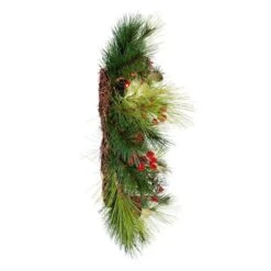 Vickerman Artificial Unlit Christmas Wreath (675731) -Roman Ornaments Shop 675731sidemd