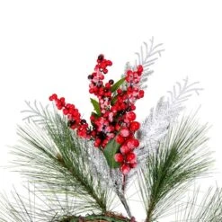 Vickerman Artificial Unlit Christmas Wreath (676486) -Roman Ornaments Shop 676486closeupmd