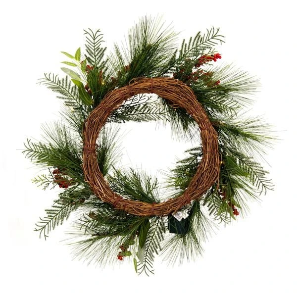 Vickerman Pre-Lit Artificial Christmas Wreath (676493) 5 Vickerman Pre-Lit Artificial Christmas Wreath (676493) - Image 5