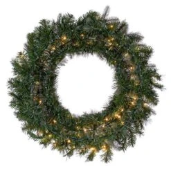 Vickerman Artificial Unlit Christmas Wreath (692387) -Roman Ornaments Shop 692370backmd 1