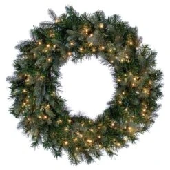 Vickerman Pre-lit Artificial Christmas Wreath (692417)