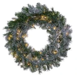 Vickerman Pre-Lit Artificial Christmas Wreath (693025) 7 Vickerman Pre-Lit Artificial Christmas Wreath (693025) -Roman Ornaments Shop 692967backmd 1