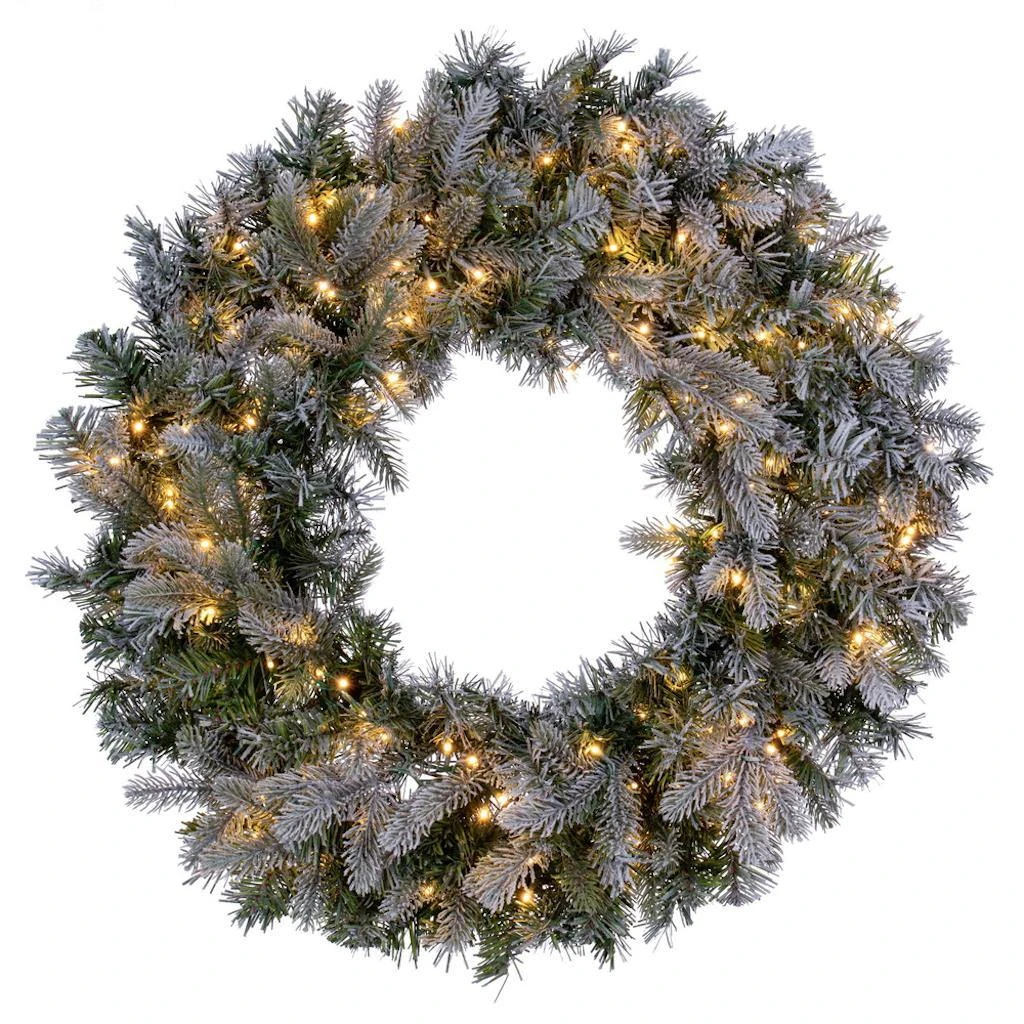 Vickerman Pre-Lit Artificial Christmas Wreath (693025) 1 Vickerman Pre-Lit Artificial Christmas Wreath (693025)