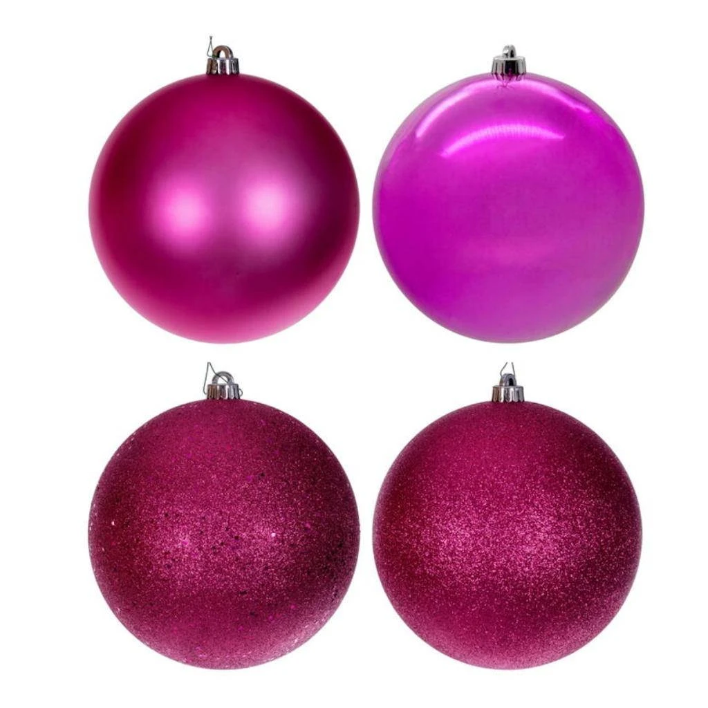 Vickerman Christmas Tree Ornament (4 Pack) (694220) 1 Vickerman Christmas Tree Ornament (4 Pack) (694220)