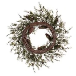 Vickerman Artificial Unlit Christmas Wreath (712573) -Roman Ornaments Shop 712573backmd