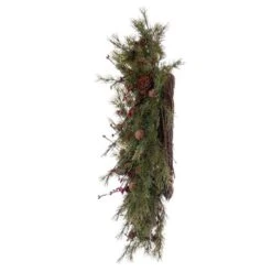 Vickerman Artificial Unlit Christmas Wreath (712573) -Roman Ornaments Shop 712573sidemd