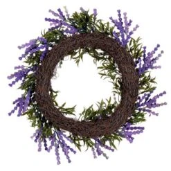 Vickerman Artificial Unlit Christmas Wreath (717455) -Roman Ornaments Shop 717455backmd