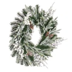 Vickerman Artificial Unlit Christmas Wreath (718421) -Roman Ornaments Shop 718421sidemd