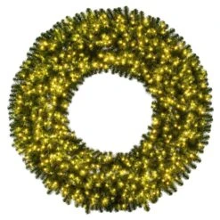 Vickerman Pre-lit Artificial Christmas Wreath (726433)