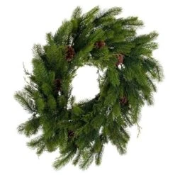 Vickerman Unlit Artificial Christmas Wreath (743201) -Roman Ornaments Shop 743195anglemd
