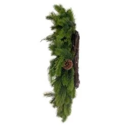 Vickerman Unlit Artificial Christmas Wreath (743201) -Roman Ornaments Shop 743195sidemd